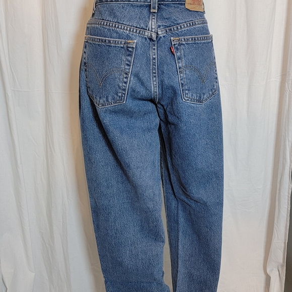 Y2k Womens Classic 550 Relaxed Fit Tapered Leg Jeans - Picture 3 of 8